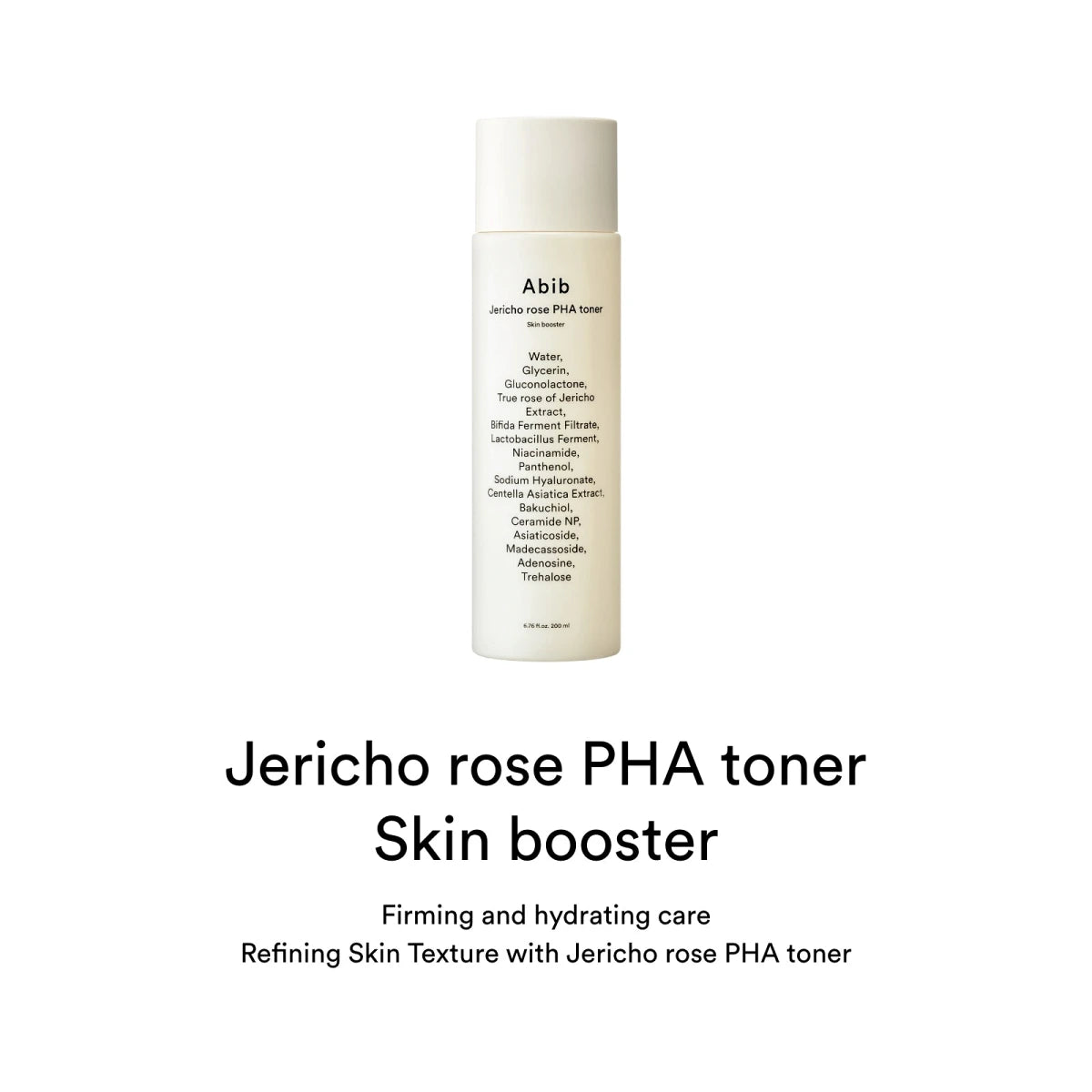 Jericho rose PHA toner Skin booster