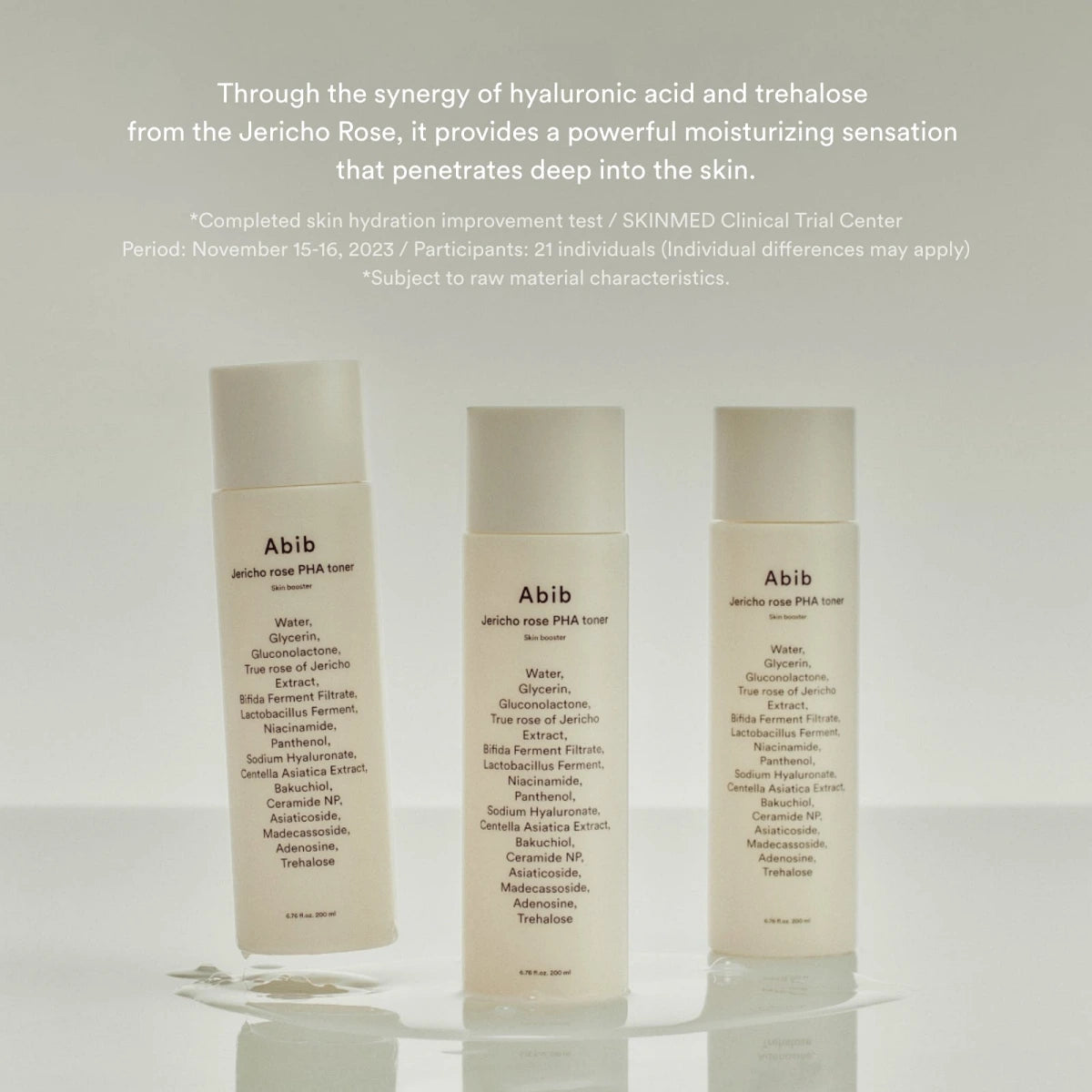 Jericho rose PHA toner Skin booster
