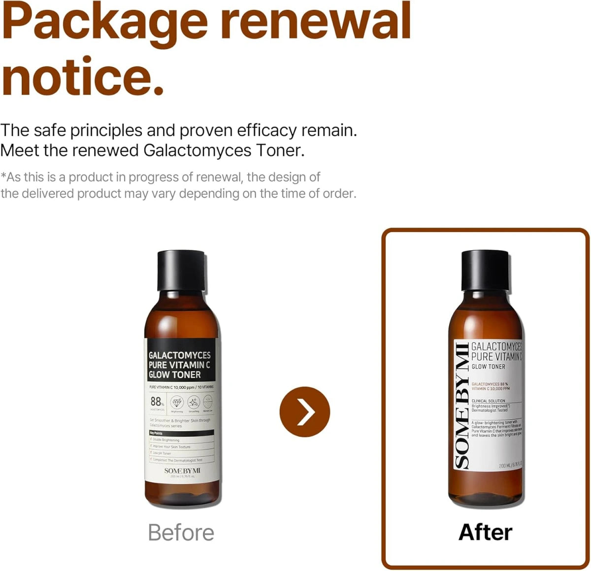 SOME BY MI Galactomyces Pure Vitamin C Glow Toner - 6.76Oz, 200ml