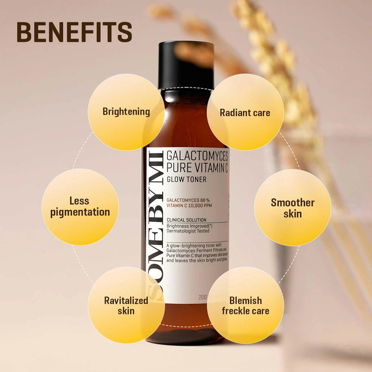 SOME BY MI Galactomyces Pure Vitamin C Glow Toner - 6.76Oz, 200ml