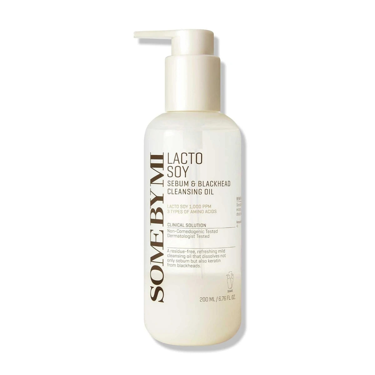 SOME BY MI Lacto Soy Sebum & Blackhead Cleansing Oil – 6.76oz, 200ml
